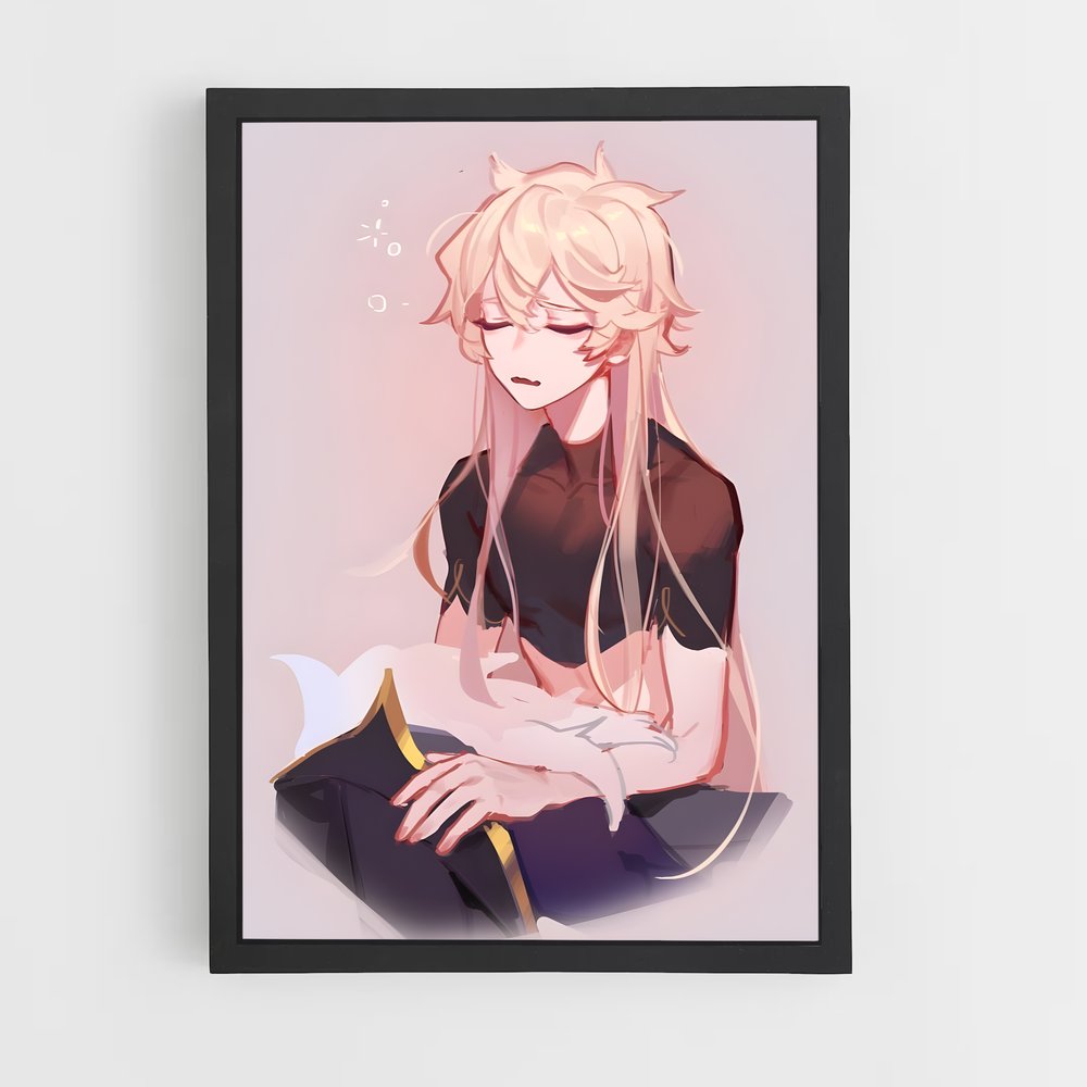 Poster Genshin traveler Teyvat – affiche Genshin impact (vue 2)